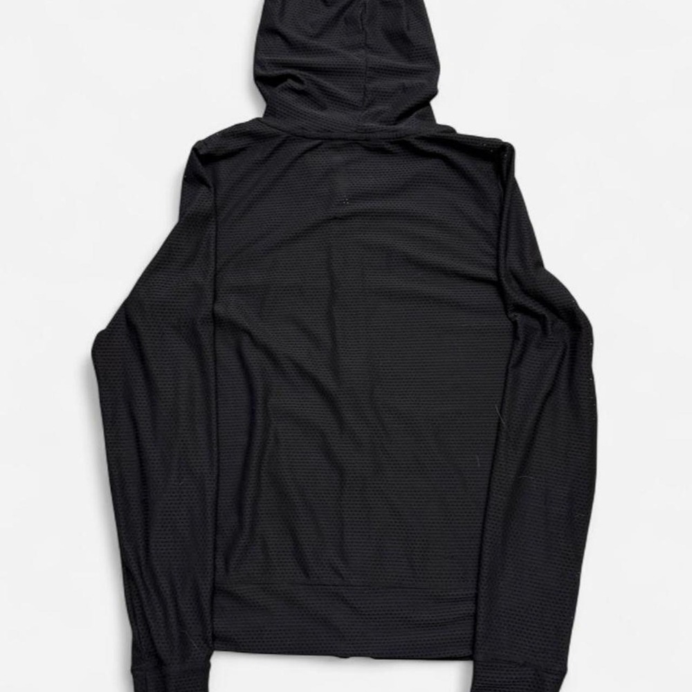 Bebe Sport black zip up hoodie with rhinestone logo size L - Picture 2 of 6